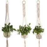 Handmade Macrame Plant Hanger For Wall Decoration