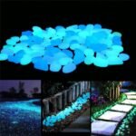Garden Luminous Glowing Stone Glow In The Dark Pebbles